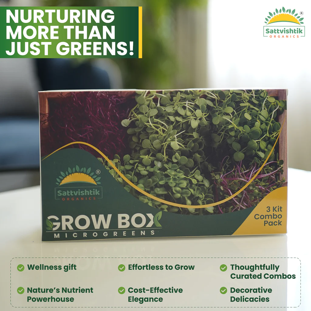 Why Sattvishtik's Microgreens Kit Is the Ultimate Choice for Home Growers?