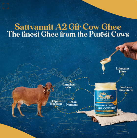 The Science Behind Sattvishtik A2 Desi Cow Ghee: Why It’s the Purest Choice for a Healthier Lifestyle