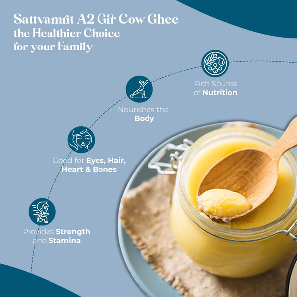 A2 Gir Cow Ghee - sattvishtik