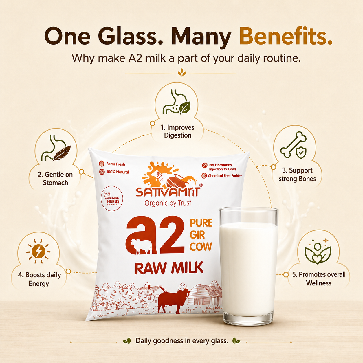 Gir Cow A2 Milk