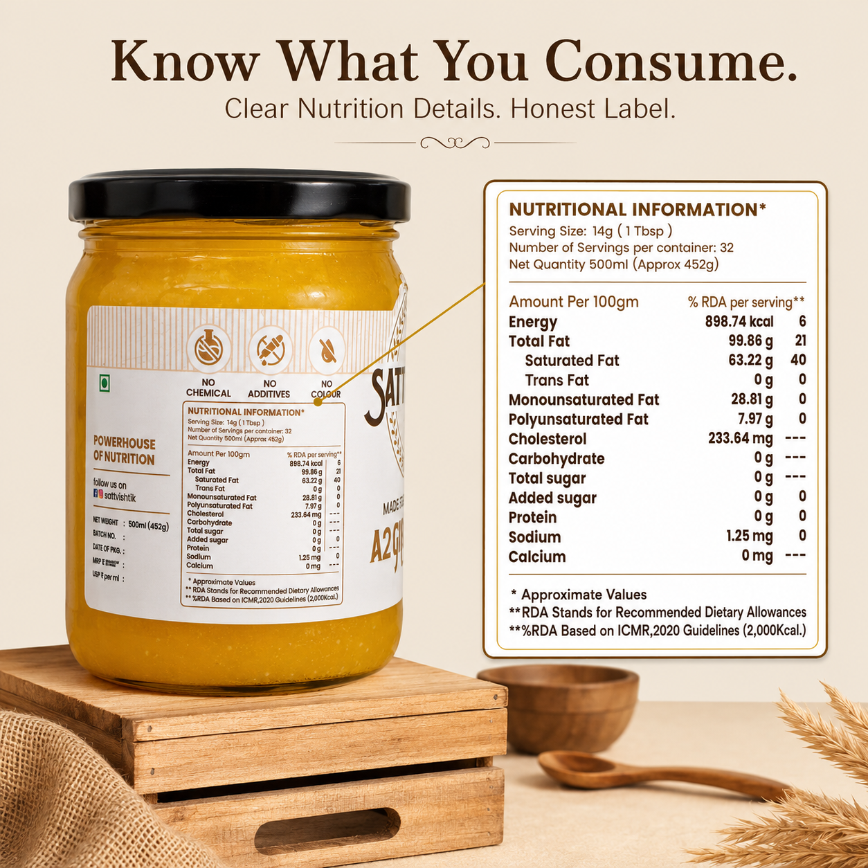 A2 Gir Cow Ghee