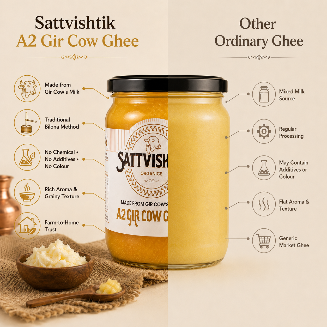 A2 Gir Cow Ghee