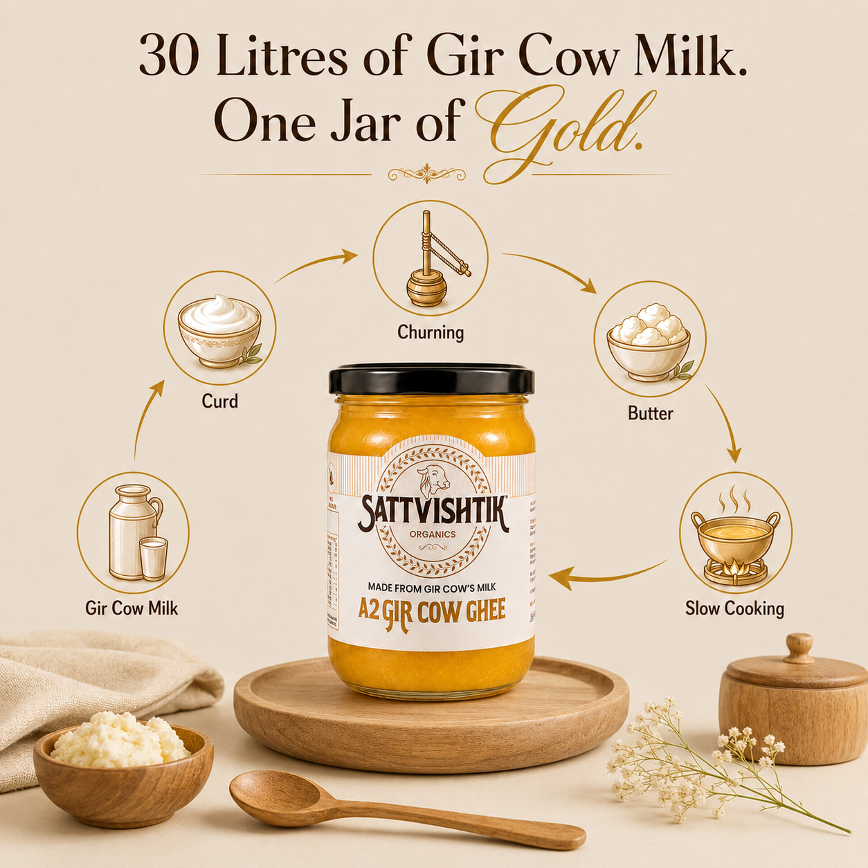 A2 Gir Cow Ghee