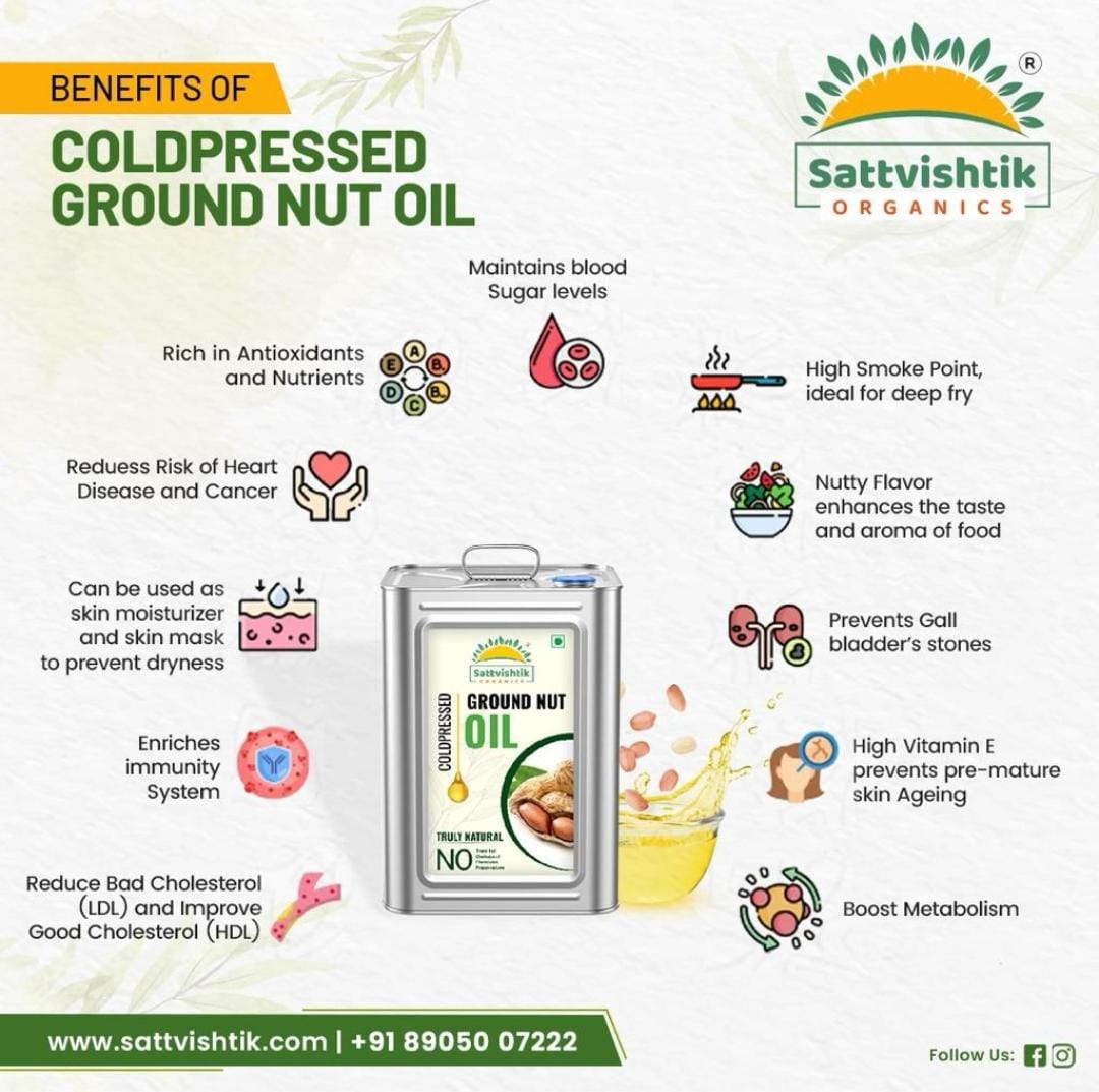Ground Nut Oil - sattvishtik